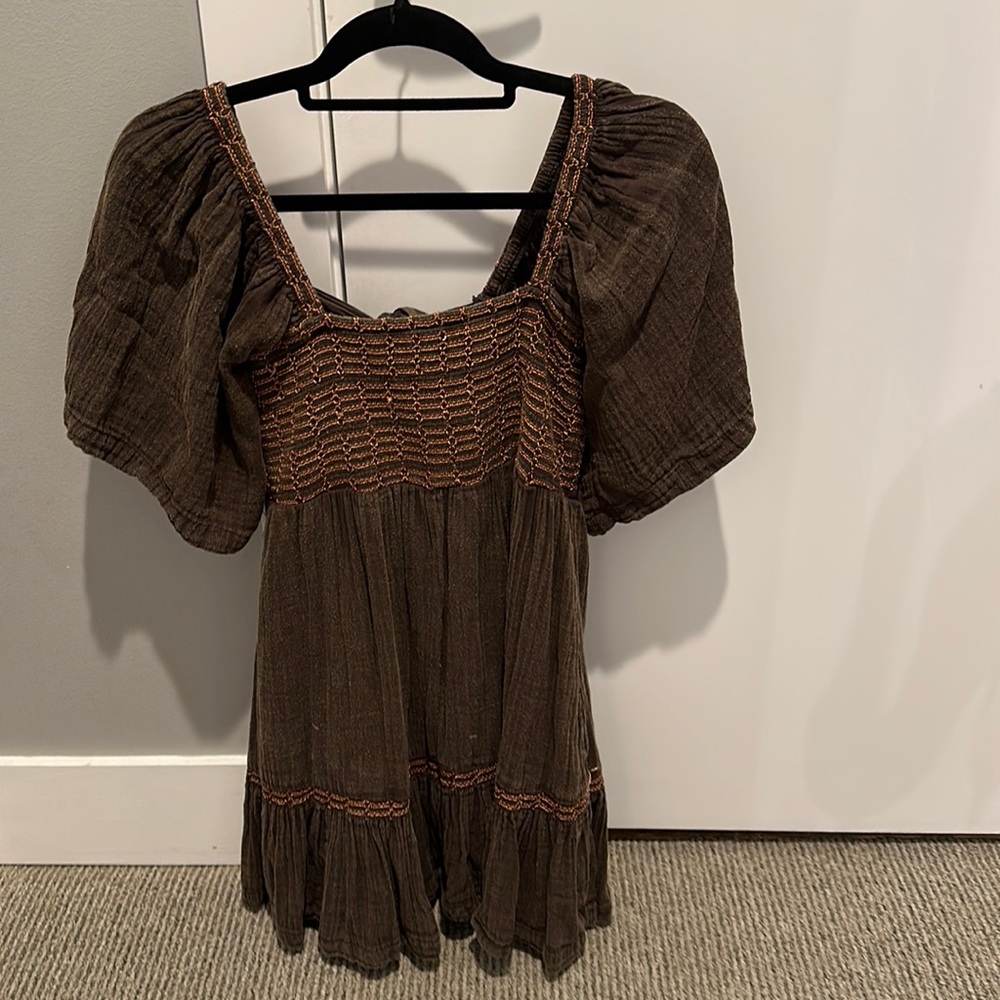 Free people tribal baby doll dress